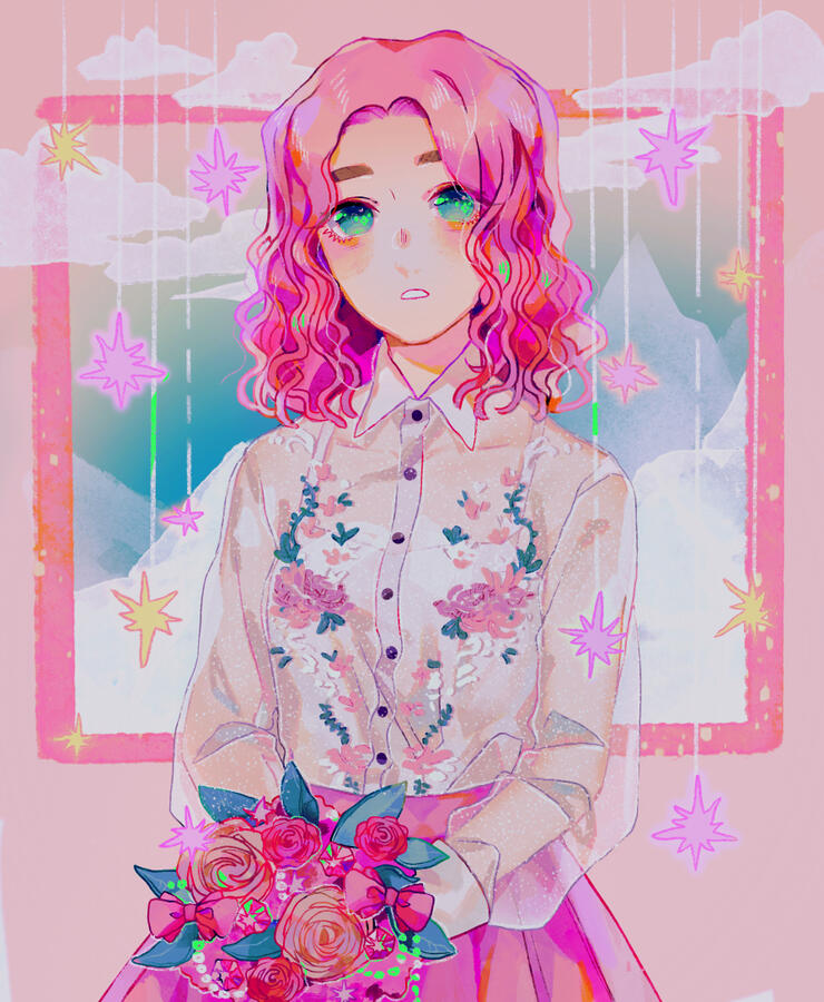 halfbody + simple BG